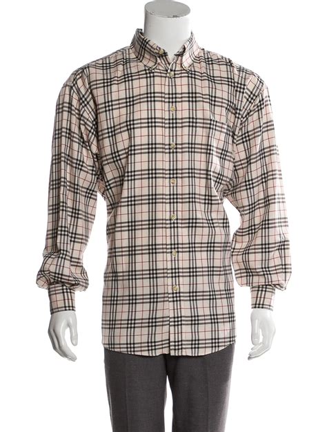 burberry london button down|burberry long sleeve button up.